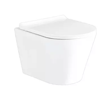 Унитаз Aquatek АЛЬФА AQ1910-00 безободковый с сиденьем с мех. плавного закрывания