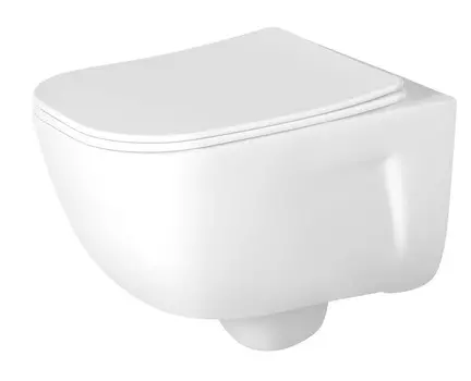 Унитаз Aquatek ДИВА 510х350х360мм, с сиденьем с мех. плавного закрывания, крепеж (AQ2012B-00)