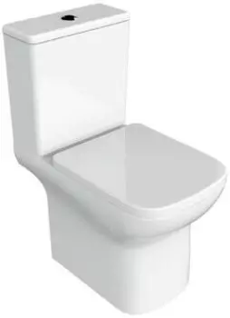 Унитаз Azario Alba безободковый, с арматурой GEBERIT, с сиденьем м/лифт 620х405х805 (AZ-8323 GB)