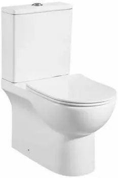 Унитаз Azario Ambra безободковый с сиденьем м/лифт 645x370x815 (AZ-848)