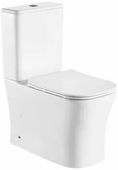 Унитаз Azario ANTEO SQUARE с бачком и сиденьем м/лифт 385х630х820 (AZ-1218A)