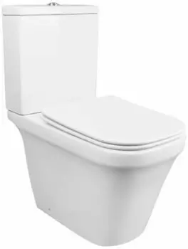 Унитаз Azario Candy безободковый, с бачком, с сиденьем м/лифт 635х365х775 (AZ-1503B)