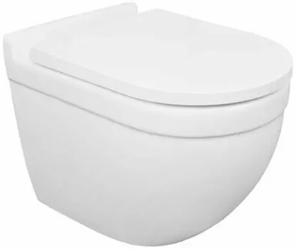 Унитаз Azario Fora подвесной безободковый, с сиденьем м/лифт 520х360х410 (AZ-0017-UQ1)