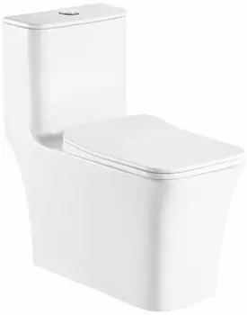 Унитаз Azario GRESSA безободковый с сиденьем м/лифт 705х370х760 (AZ-1111)