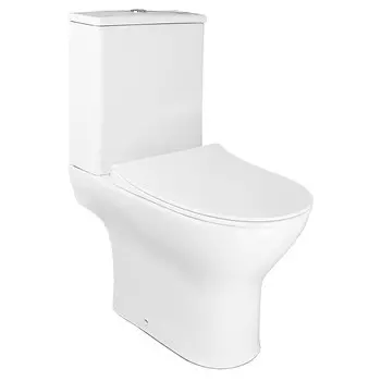 Унитаз Azario Mist напольный, безободковый с сиденьем м/лифт (AZ-45)