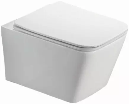 Унитаз Azario NOVA безободковый с сиденьем м/лифт 530х350х360 (AZ-2216 SP)