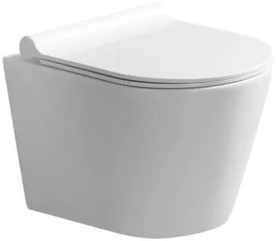 Унитаз Azario NOVA безободковый с сиденьем м/лифт (AZ2217)