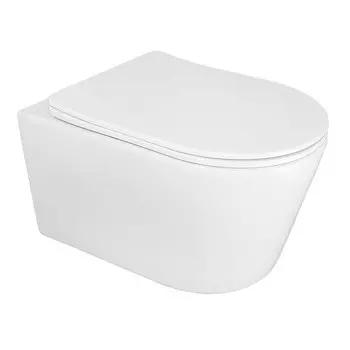 Унитаз Azario Ollin с сиденьем м/лифт, 360х535х371 (AZ-0513R)