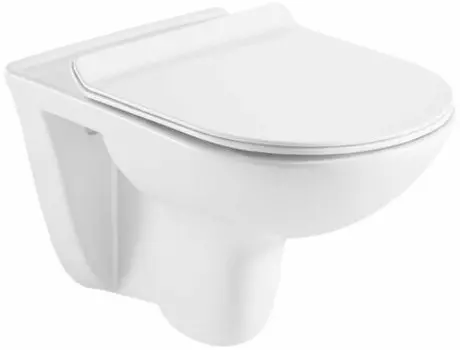 Унитаз Azario Pavia безободковый, с сидением м/лифт 530х355х360 (AZ-2142)