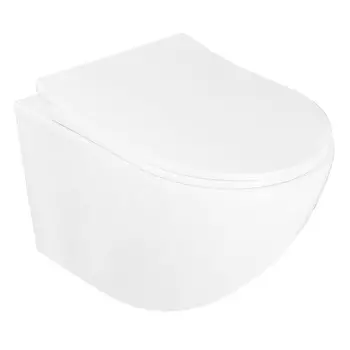 Унитаз Azario PRO подвесной безободковый c сиденьем м/лифт 480х360х350 (CS-1049SB)