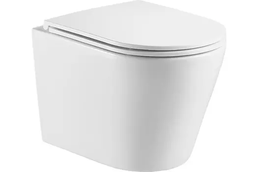 Унитаз Azario Teramo безободковый, с сидением м/лифт 515х360х360 (AZ-0053-UQ)