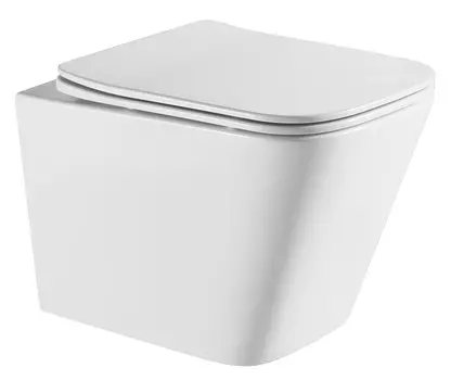 Унитаз Azario Teramo безободковый с сидением м/лифт 515х355х365 (AZ-0052-UQ3)