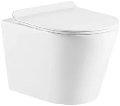 Унитаз Azario Vento безободковый 480х370х360 (AZ-2001)