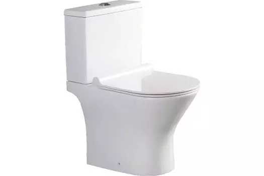 Унитаз Azario Verde безободковый, с сиденьем м/лифт (AZ-2224)