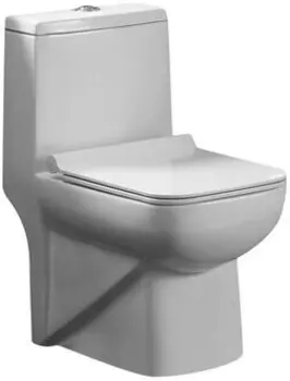 Унитаз Azario ZENO ободковый, с сиденьем Slim м/лифт, 640х365х740 (AZ-1169)