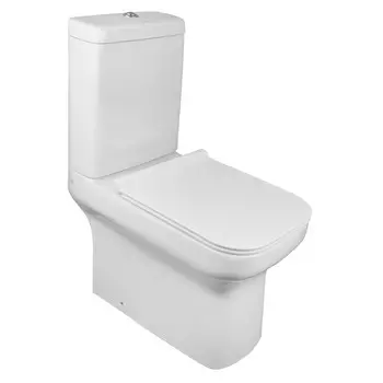 Унитаз Creo Ceramique ARLES безободковый в комплекте с сиденьем микролифт (AS1003+AS1002R)