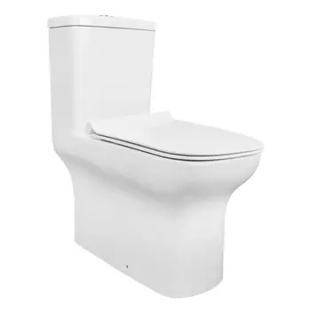 Унитаз Creo Ceramique ONE безободковый, в комплекте с быстросъемным сиденьем микролифт (ON0102)