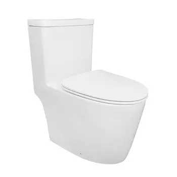 Унитаз Creo Ceramique ONE безободковый в комплекте с быстросъемным сиденьем микролифт (ON0101)