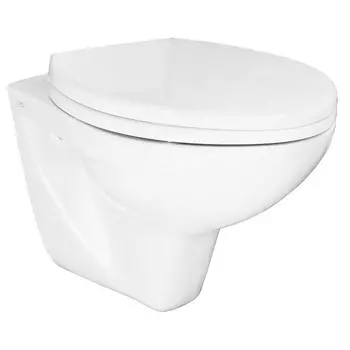 Унитаз Creo Ceramique PROJECT подвесной в комплекте с сиденьем микролифт полипропилен (PR1100N)