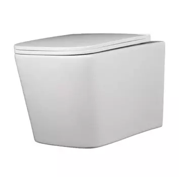 Унитаз Iberica Blanca TOLEDO ALTO подвесной белый, торнадо, тонкое сидение дюропласт, soft close (IB.TLA.234.1B1)