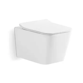 Унитаз Iberica Blanca TOLEDO подвесной безободковый белый, тонкое сиденье дюропласт, soft close (IB.TLD.231.1B1)