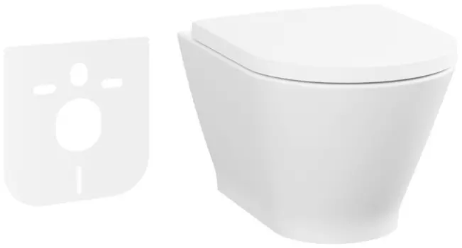 Унитаз Lavinia Boho Elegant Rimless 21010010 (состоит из 3308101R, 33290700, 38050010)