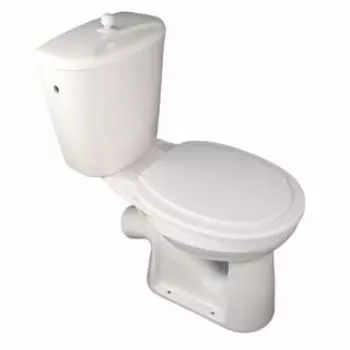 Унитаз ЛЗСФ Комфорт Эконом ЦОП, наклон.выпуск, тарельчатый, боковая подводка, шток, сид. и арм. Инкоэр, крепеж (10/1/5/3-41)