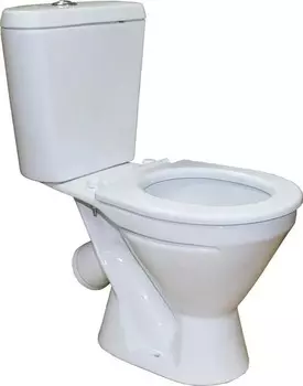 Унитаз Rosa ДЕТСКИЙ косой вып. с арматурой Уклад, сиденье полипропилен, белый (Вн УнБ35)