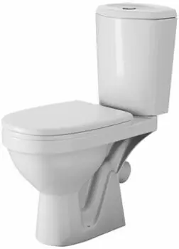 Унитаз Rosa ДОН белый (для людей с огр.возм. косой вып., б/о,1-я реж.арм-ра,сиденье полипр.) (Вн УнБ65)
