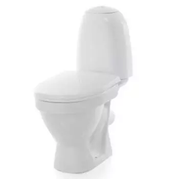 Унитаз Sanita Виктория СТАНДАРТ 1-режимная арматура Уклад, сиденье полипропилен, крепление (VICSACC01090111/ WC.CC/Victoria/1-P/WHT.G/S1)