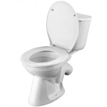 Унитаз Santek БРИЗ накл. вып. нижн.подв. сиденье дюропласт (WH302138)