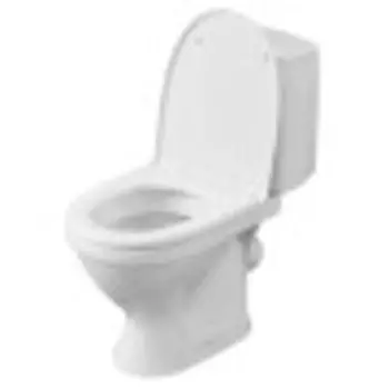 Унитаз Santeri Соната косой выпуск, с 1-режимной кнопочной арматурой и сиденьем (1.P206.2.S00.00B.F)