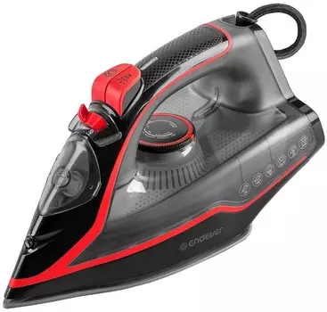 Утюг Endever Delta-216 черный/красный