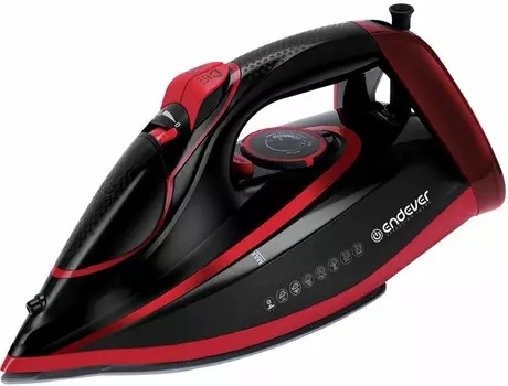 Утюг Endever Delta-225 черный/красный