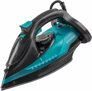 Утюг Endever Delta-227 черный/лазурно-синий