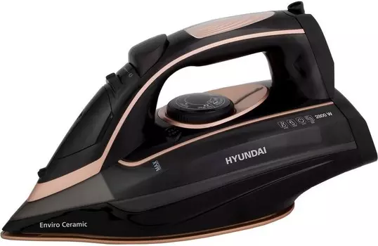 Утюг Hyundai H-SI01338 черный/золотистый