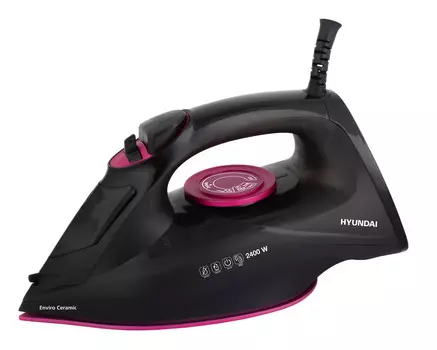 Утюг Hyundai H-SI01559 черный/розовый