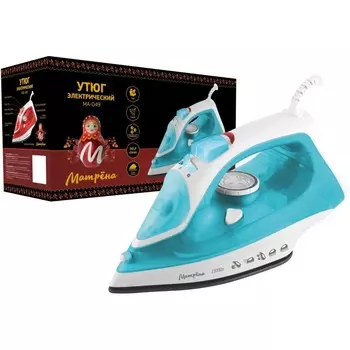 Утюг Матрена МА-049 бирюзовый (007196)