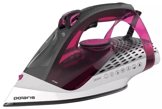 Утюг Polaris PIR2860AK Черный/Розовый