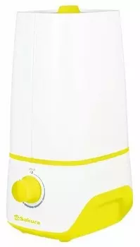 Увлажнитель воздуха Sakura SA-0609WY белый/желтый