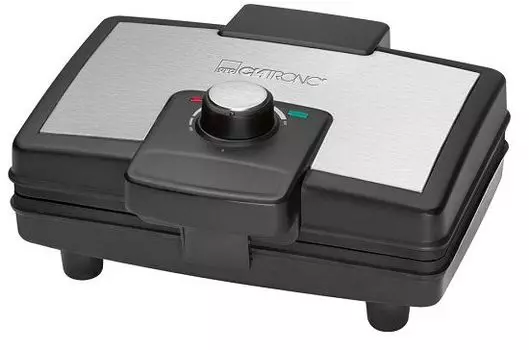 Вафельница Clatronic WA 3606 schwarz-inox