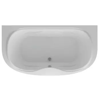 Ванна Aquatek Мелисса 180х95см без гидромассажа с фронтальным экраном (вклеенный каркас)