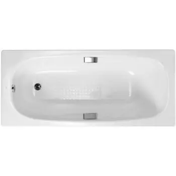 Ванна GALA Vanesa 160x75 стальная, ручки, звукоизоляция, anti-slip (6736001)