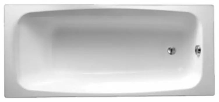 Ванна Jacob Delafon DIAPASON 170х75 без отверстий для ручек, без покрытия (E2937-S-00)