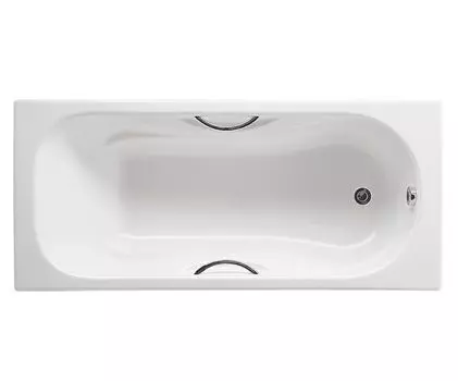 Ванна Roca Malibu 150х75см противоскользящее покрытие, С отверстиями, без ручек (2315G000R)