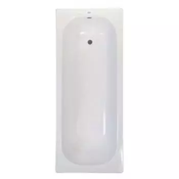 Ванна ВИЗ DONNA VANNA 140x70x40cм с опорной подставкой (ОР-01200), без ранта, белая орхидея (DV-43901)