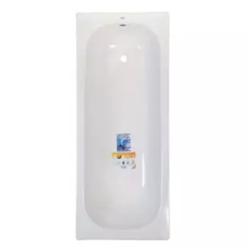 Ванна ВИЗ DONNA VANNA 160x70x40cм с опорной подставкой (ОР-61200), без ранта, белая орхидея (DV-63901)