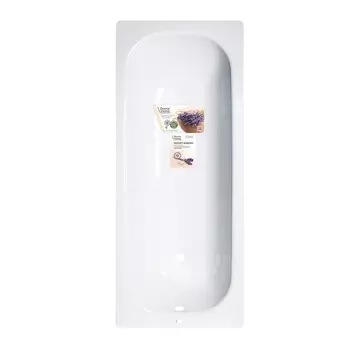 Ванна ВИЗ DONNA VANNA 170x70x40cм с каркасной подставкой, без ранта, белая орхидея (DV-77901)