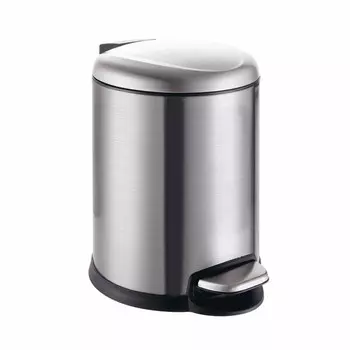 Ведро для мусора Azario AZ-301N-5L матовый хром