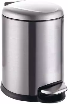 Ведро для мусора Azario AZ-301N-8L матовый хром